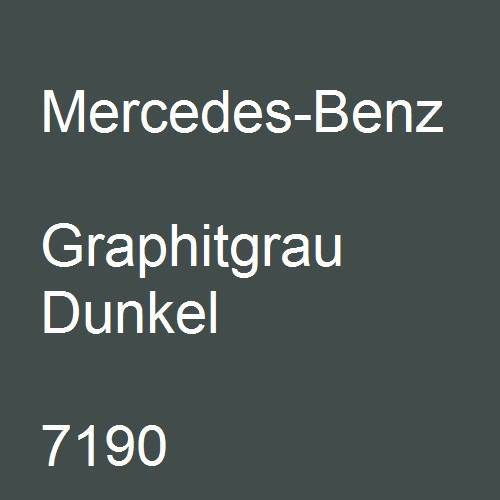 Mercedes-Benz, Graphitgrau Dunkel, 7190.